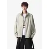 Chaleco Retro Simple Holgado para Pareja Chaqueta Trendy con Cuello Alto para Hombre 2026 Ropa de Trabajo Versátil Abrigo Casual Estilo Americano Nuevo Modelo