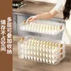 Caja de Almacenamiento de Empanadas de Grado Alimenticio para Refrigerador, Caja Doméstica para Empanadas, Empanadillas Wonton, Empanadillas Congeladas Quick-Frozen, Caja Multicapa al por Mayor