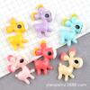 Accesorios de animales de resina de burro tocado infantil accesorios para el cabello pin BB pin de pico de pato material zapatos con agujero parche venta al por mayor