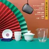 Juego de Té Portátil de Porcelana Blanca tipo Cápsula Juego de Té Kung Fu Taza de Té de Viaje Una Tetera Tres Tazas Regalo con Logo para Regalar