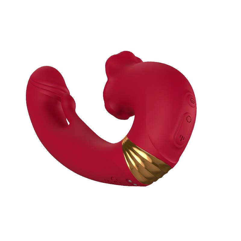 9口爱精灵震动棒多频舌舔穿戴g点刺激玩具女用自慰器成人情趣用