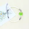 Popular Comercio Exterior Transfronterizo Amazon Flores Secas Naturales Flores Reales Flor de Cerezo Narciso Pulsera Piedra del Tiempo Estilo Cuerda de Milán