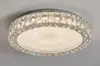 Luz de techo para dormitorio, sala de estar, comedor, luz de cristal de acero inoxidable de lujo italiano, cuadrada simple moderna para pasillo