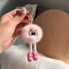 [Peluche de Abeja con Piernas Largas Lindo] Colgante para Llavero de Coche de Piel de Visón Muñeco de Peluche Colgante para Bolso Regalo