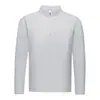 Sudadera Deportiva con Media Cremallera y Cuello Alto para Hombre, Cálida y Transpirable para Primavera y Otoño, Manga Larga, Chaqueta para Fitness y Running