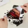 Bolsa Tote Impermeable Estampado de Vaca Bolsa de Maquillaje Celebridad de Internet Portátil Bolsa para Cuidado de la Piel Artículos de Tocador Bolsa de Almacenamiento Impermeable Creativa para Viaje