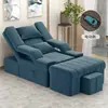 Sofá eléctrico para pedicura, bañera de pies, lavapiés, sofá para manicura, silla, masajeador de pies, reclinable para pestañas, centro de baño, cama de masaje para pedicura
