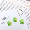 Nuevos accesorios para uñas con temática oceánica inspirados en la dopamina: encantos de uñas de estrella de mar de dibujos animados, translúcidos y brillantes, decoraciones de uñas ponibles y pendientes de resina