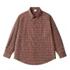 Yidao Vintage Otoño 2026 Nueva Colección: Camisa a Cuadros Retro de Manga Larga, Camisa Casual Holgada Estilo Japonés para Hombre