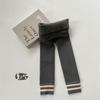 Z277 Leggings Infantis Atacado 2025 Outono e Inverno Veludo Espessado Barras Paralelas Leggings Infantis Calças Quentes de Algodão para Bebê
