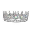 Corona Redonda Barroca Retro de Estilo Europeo Color Clásico Show Corona de Reina Boda Novia Vestido de Novia Joyería para la Cabeza
