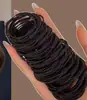Elásticos de Cabelo de Fio de Telefone de Alta Qualidade, Cordas de Cabelo de Bolinhas de Alta Elasticidade, Elásticos de Cabelo de Verão, Acessórios de Cabelo Femininos, Duráveis, Sem Marcas, Grampos de Cabelo Elegantes