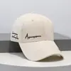 Boné de Baseball Novo Estilo Coreano 2025 com Aba Larga, Adequado para Rostos Grandes, Faz o Rosto Parecer Menor, Unissex, Circunferência Craniana Grande, Top Rígido, Boné Bordado com Bico