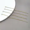 Aço Titânio Aço Inoxidável Cor de Alta Retenção Brincos de Corrente Brincos de Agulha e Linha Acessórios Brincos DIY Feitos à Mão Brincos Joias de Orelha Materiais