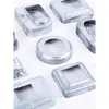 Accesorios Decorativos para Vallas de Acero Galvanizado Cubierta Decorativa Cubierta para Pie de Escalera Cubierta Dividida Base Cubierta para Poste de Barandilla de Hierro Forjado Cubierta para Maceta Cubierta Fea