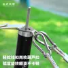 Lona para Acampar al Aire Libre, Poste, Hebilla de Unión, Accesorios para Tienda de Campaña, Pieza Triangular de Acero Inoxidable Engrosada, Cuerda de Ajuste a Prueba de Viento, Cuerda de Tracción