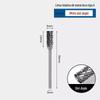 3*6 carboneto rotativo arquivo de aço de tungstênio cabeça de moagem rotativa arquivo elétrico acessórios de moagem cabeça de moagem de metal dupla ranhura 3mm haste