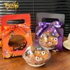 Decoración de Pastel de Halloween 2025 Mousse Bola de Abrazo Caja de Embalaje Portátil Cinta Ojo Perlas de Azúcar Inserto para Galleta