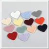 Pegatinas de Tela Bordadas de Amor Patrón de Moda Pegatinas de Pudín Cabeza de Bordado por Computadora Agujero Roto Accesorios para el Cabello Zapatos Flor Sombrero Accesorios de Ropa de Flor