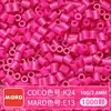 Paquete de Recarga de Cuentas Mard Mismo Color 2.6mm 265 Colores Set Completo Cuentas Fusion Juguete DIY Paquete de Materiales Cuentas