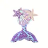 Conjunto Combinado de Pinza para el Cabello y Aro para el Cabello de Dibujos Animados de Sirena para Niños de Amazon Transfronterizo Accesorios para el Cabello Lindos de Sirena Tocado 4002