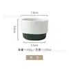 Taza de Espresso Italiana, Cerámica, Sin Asa, Tamaño Pequeño, Taza con Logo Personalizado, Grabada en Relieve, Taza de Agua Apilable