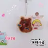 Pingente Chaveiro Marmota Rangente Série Fitness Fofa Boneca Marmota de Pelúcia Criativa Pingente para Mochila Escolar