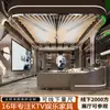 Juego de Sofá y Mesa de Café de Alta Gama para Salas de Fiesta, Salas Privadas, Bares, Cines, Clubes de Entretenimiento, Asientos en Booth en Forma de U y L