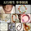Contas de cristal natural de alta qualidade para pulseiras DIY, pulseira dos cinco elementos, ouro, madeira, água, fogo, terra, contas redondas de cristal amarelo