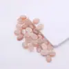 Personalización de Piedra Natural Fábrica de Wuzhou, Planos en Forma de Huevo Piedra Natural Lisa sin Pulir, Ovalados 6*8mm Personalización de Piedra Natural
