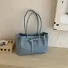 Bolsa de Palha Tecida Estilo Relaxado para Mulheres, Novo Modelo 2026, Luxo Leve Nicho High-End Grande Capacidade Ombro Axila