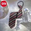 Corbata Azul con Cremallera para Hombre de 48*8cm, Casual, Sin Nudo, Estilo Perezoso, Versión Coreana, Ropa Formal de Negocios, Boda del Novio, Negro