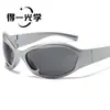 Nuevas Gafas de Sol Transfronterizas Gafas Steampunk Y2K Hip Hop Para Conducir Usuario Ciclismo al Aire Libre Gafas Deportivas