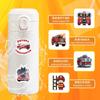 100 peças adesivos de bombeiro caminhão de bombeiros à prova d'água removíveis mala de viagem patinete guitarra adesivos decorativos DIY