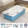 Caja de Almacenamiento con Ruedas para Debajo de la Cama, Cajón Doméstico Tipo Cajón para Ropa, Almacenamiento y Organización, Caja de Almacenamiento para Debajo de la Cama de Dormitorio, Engrosada