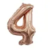 Globos de Papel de Aluminio de 16 Pulgadas, Números Dorados Rosados 0-9, Letras A-Z, Globos para Fiesta de Cumpleaños, Suministros, Decoración, Arreglo