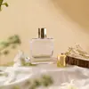 Em estoque: Conjunto de 15 peças de frascos de perfume de vidro transparente, frascos vazios, frascos recarregáveis portáteis de alta qualidade, frascos spray de perfume, frascos de vidro