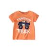 Ropa infantil de verano camiseta infantil algodón niños manga corta cuello redondo dibujos animados nuevo holgado casual Europa y Estados Unidos una generación de pelo