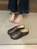 Nuevos mules sin cordones para mujer con separadores de dedos, suelas suaves y aumento interno de altura