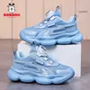 Zapatos Infantiles Bobodou Zapatos Blancos para Niños 2026 Nueva Temporada Primavera y Otoño Malla Transpirable Zapatos para Niños Zapatos Deportivos para Niños
