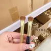 Pelo de Cauda de Lobo Amarelo Pequeno Quadrado Sombra para Olhos Corretivo Base Pincel Pincel de Detalhe Brilhante Lantejoula Especial Cangzhou Pincel de Maquiagem
