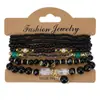 Pulseiras de Contas de Arroz Estilo Boho 2025, Pulseiras com Contas Transfronteiriças, Múltiplas Pulseiras Elásticas Atacado