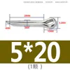 Pasador de seguridad de acero inoxidable 304, pasador elástico, pasador de bloqueo, pasador de inserción, pasador cilíndrico M1M1.2M1.5M2M2.5M3M4M5