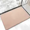 Alfombrilla de baño Alfombrilla para puerta de baño Alfombra absorbente de agua WC Almohadilla antideslizante para pies Alfombrilla de entrada Alfombrilla de suelo para lavabo Venta al por mayor