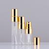 Frasco para perfume de 2 ml, 3 ml, 5 ml con veta plateada, embalaje portátil para viaje, frasco pequeño de muestra, frasco rociador de perfume