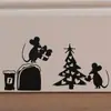 Pegatinas de pared transfronterizas de la serie Agujero de Ratón Nuevo AliExpress eBay calientes sala de estar sofá fondo decoración protección ambiental