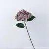 Paquete de 54 Piezas de Flor de Hortensia Artificial Paleta de Hortensia Boda Ramo Retro de Tela de Hortensia Color Otoño Hogar Exportación