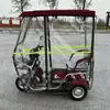Novo Estilo Carport para Minibus Sem Couro Cortina de Chuva Quente de Camada Dupla Espessa Tecido de Chuva Toldo Simples para Carro de Triciclo Venda por Atacado de Fábrica