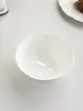 Pedidos de Fábrica: Tigelas e Pratos de Cerâmica de Luxo com Relevo Estilo Francês para Sobremesa e Salada