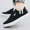 Nuevos Zapatos Casuales para Hombre 2025 Más Fáciles de Combinar Zapatos Blancos Estudiante Transpirables de Lona Antideslizantes Resistentes al Desgaste Tenis para Hombre